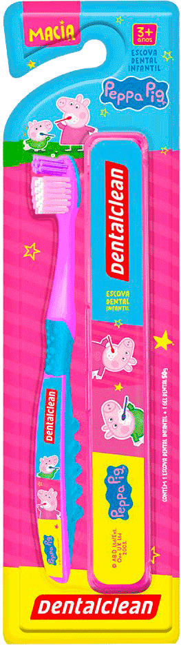 Kit Escova Peppa Pig com Estojo