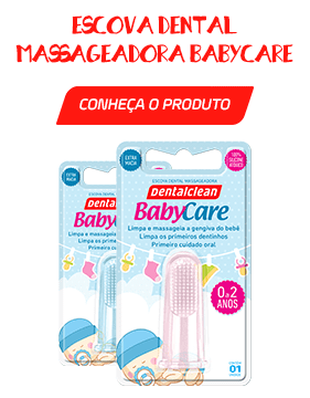 Escova Dental BabyCare - Higiene bucal do bebê durante o aleitamento materno