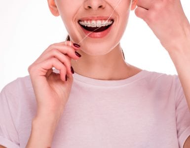 fio dental para aparelho
