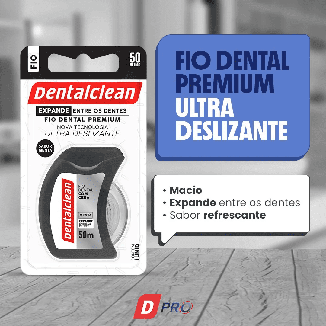 fio dental premium dentalclean
