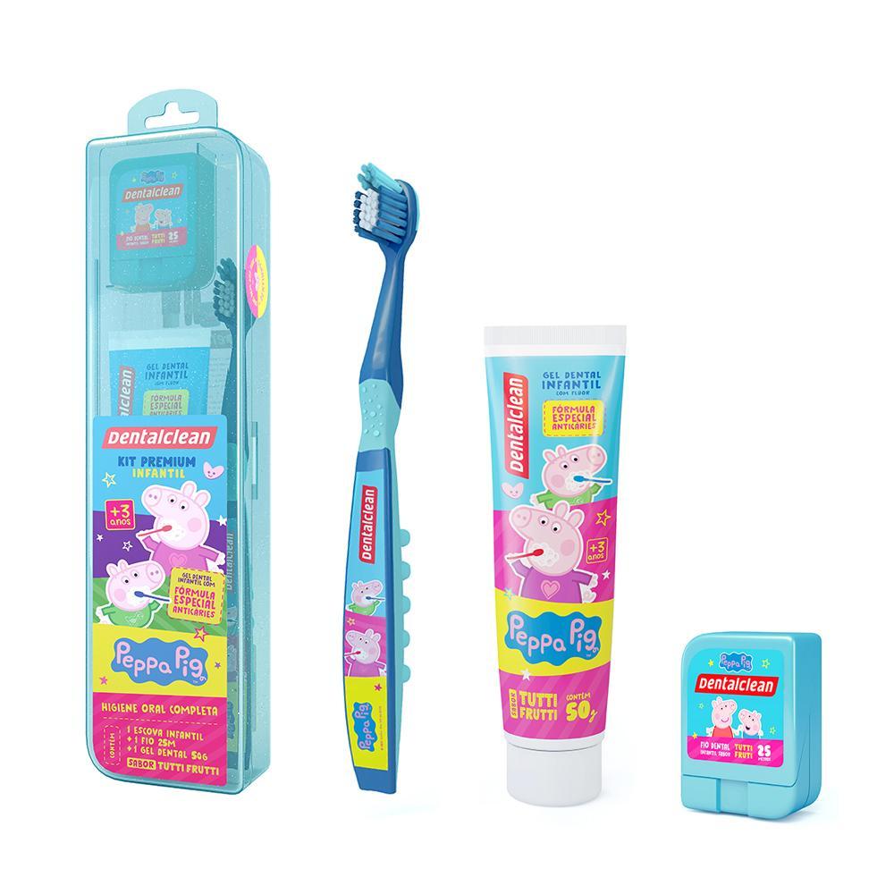 higiene bucal na escola Linha Peppa Pig